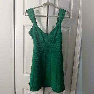 Herve Leger Green Dress
